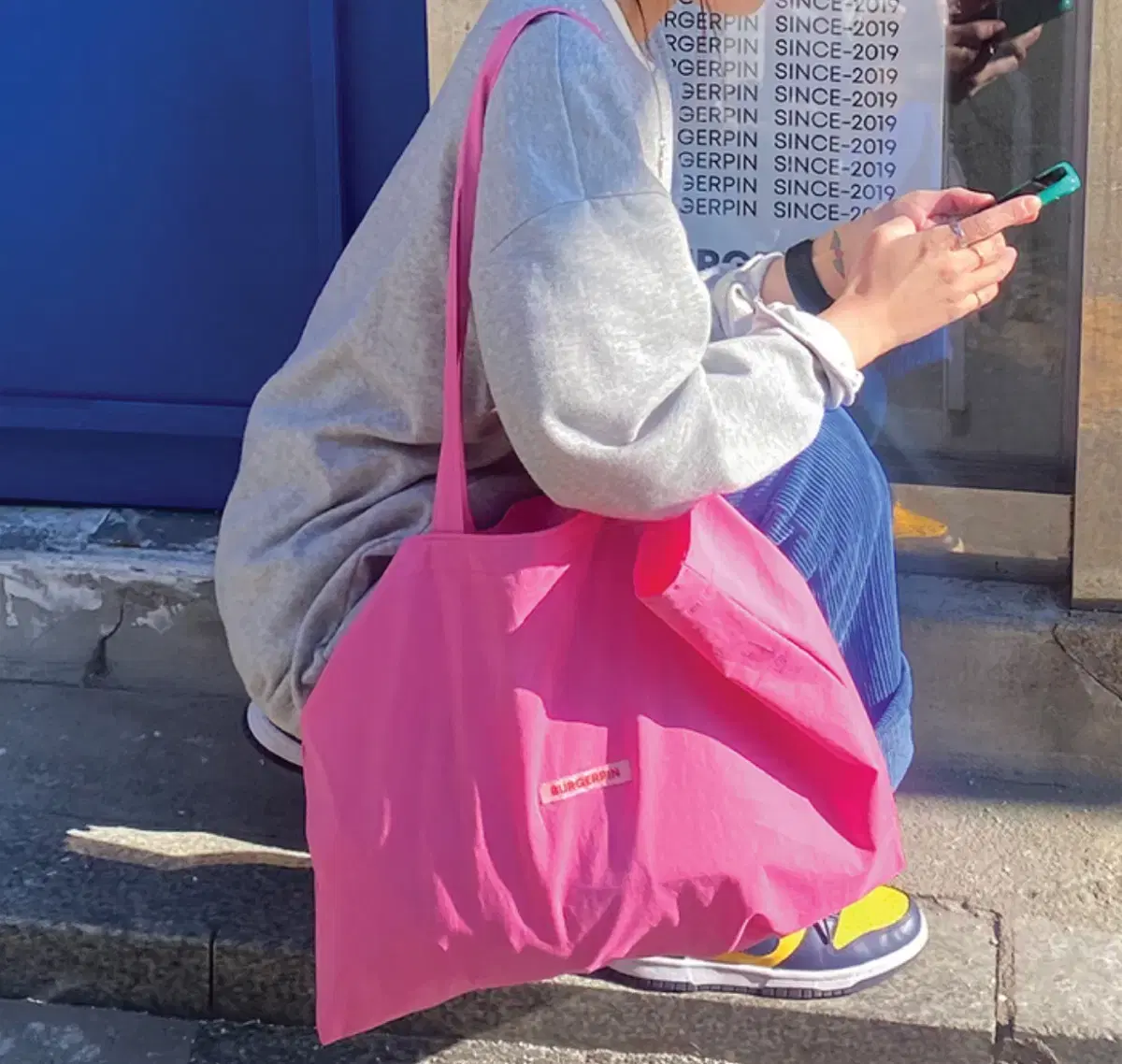 버거핀 BGP  데일리백 (pink)